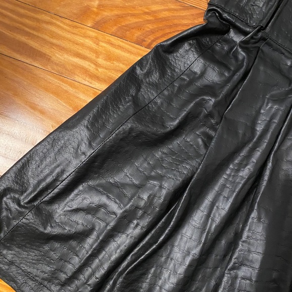 AQUA Leather Skirt - Picture 6 of 7